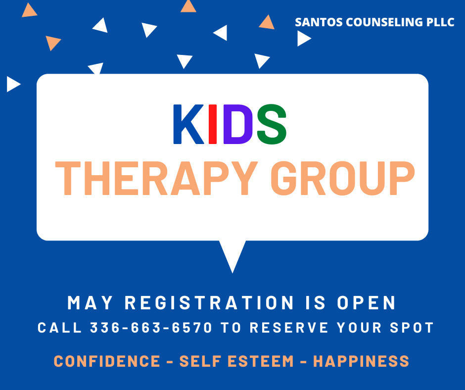 Kids Therapy Group North Carolina At Santos Counseling