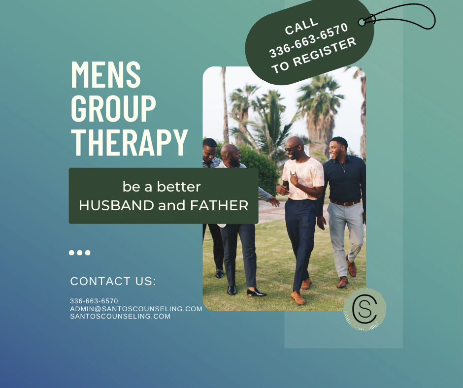 Mens Therapy Group To Help Men With Becoming Better Husbands, Fathers, Increasing Self-Esteem, and Improving Self-Confidence.