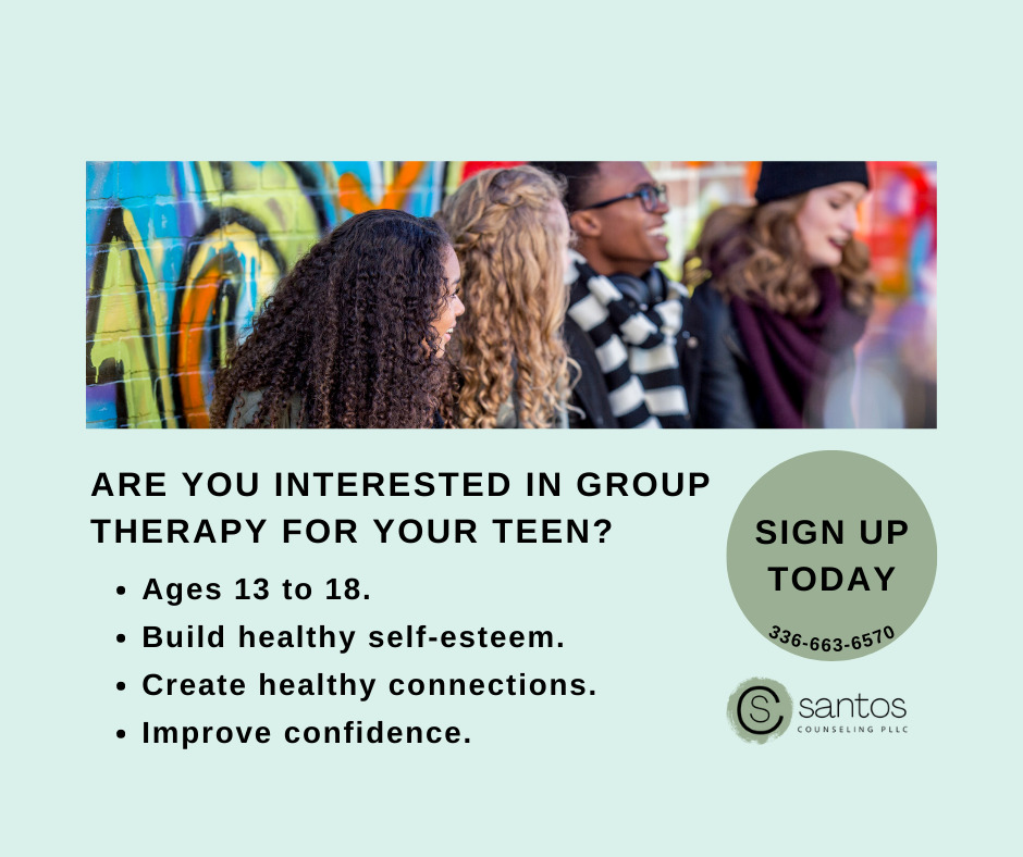 Teen Therapy Group For Depression, Anxiety, And To Improve Self-Esteem And Self-Confidence In Greensboro, North Carolina.