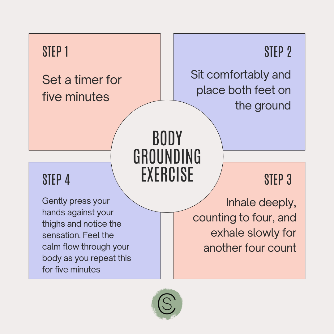 Grounding exercises for anger and how counseling can help.